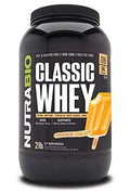 NutraBio Classic Whey Protein Powder- 25G of Protein Per Scoop - Full-Spectrum Amino - TrustMedUSA