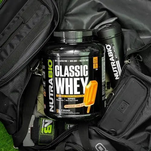 NutraBio Classic Whey Protein Powder- 25G of Protein Per Scoop - Full-Spectrum Amino - TrustMedUSA