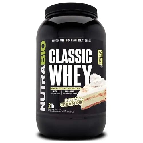 NutraBio Classic Whey Protein Powder- 25G Protein Per Scoop - Full-Spectrum Amino - TrustMedUSA