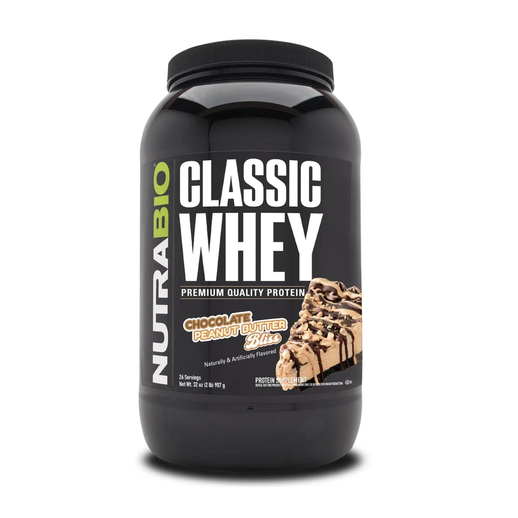 NutraBio Classic Whey Protein Powder- Full-Spectrum Amino Acid Profile - No Fillers - TrustMedUSA