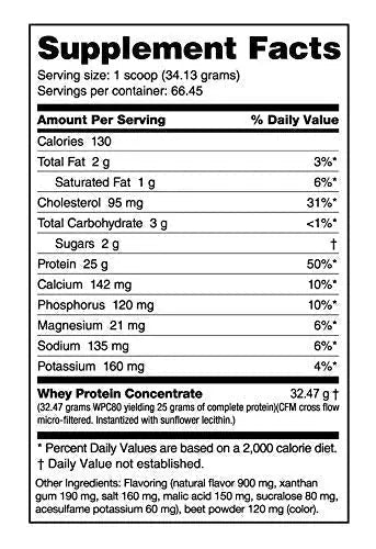 NutraBio Classic Whey Protein Powder - No Fillers, Artificial Colors, Preservatives - TrustMedUSA