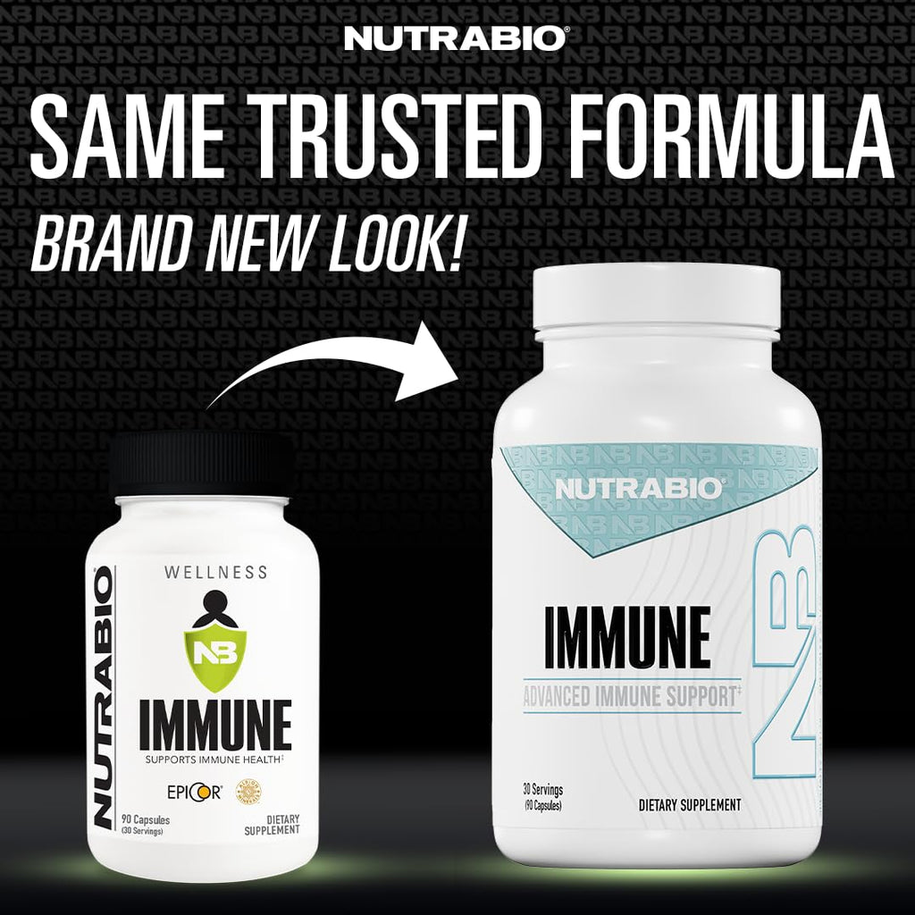 NutraBio Immune Support Supplement with EpiCor - 90 Vegetable Capsules - TrustMedUSA