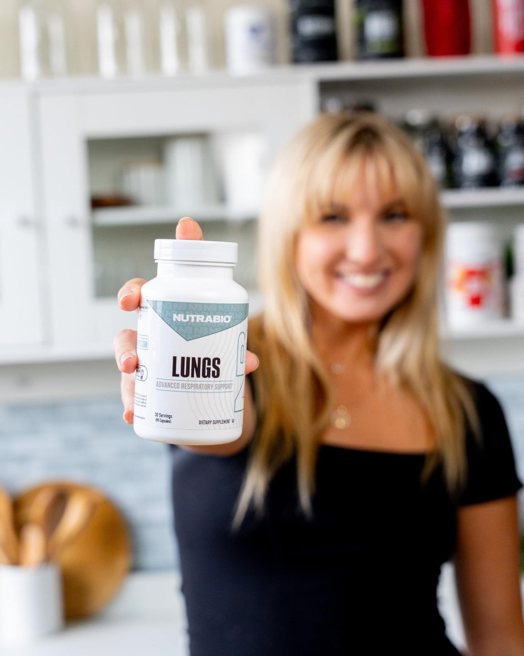NutraBio Lungs Supplement - Blend of Immuno-LP20 and Natural Extracts to Help Support Respiratory & Immune Health - 90 Capsules - TrustMedUSA