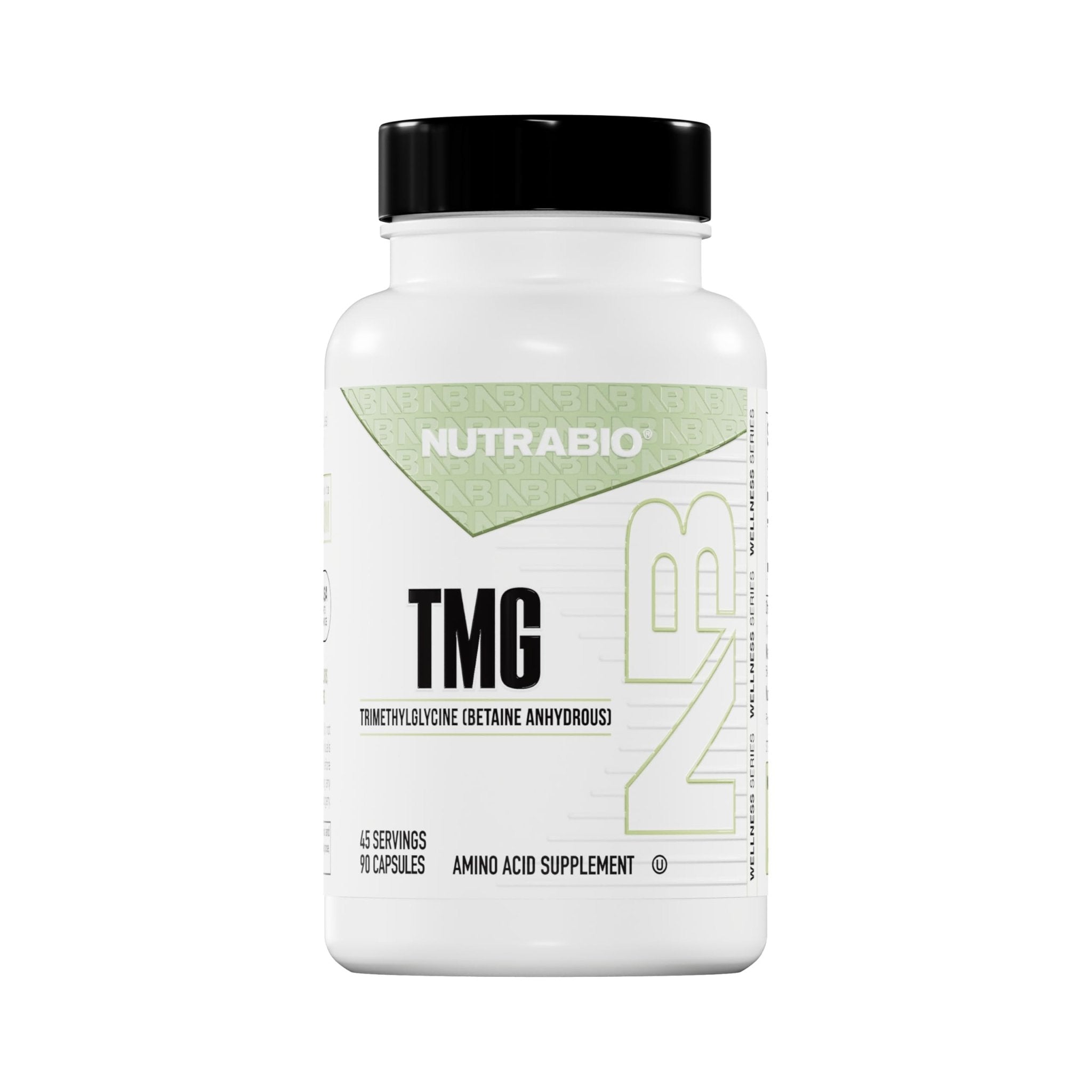 NutraBio TMG Supplements Betaine Anhydrous 500mg Capsules, Trimethylglycine Homocysteine Support - TrustMedUSA