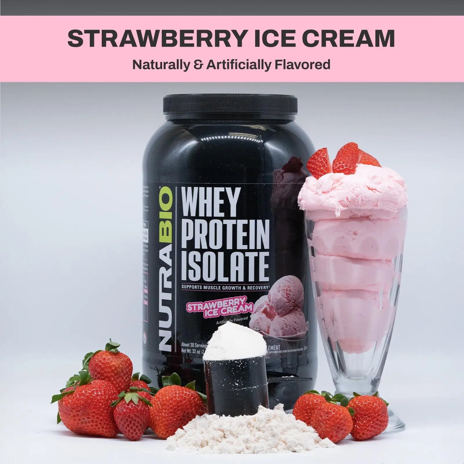 NutraBio Whey Protein Isolate Supplement – 25g of Protein Per Scoop with Complete - TrustMedUSA