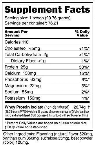 NutraBio Whey Protein Isolate Supplement – 25g of Protein Per Scoop with Complete - TrustMedUSA