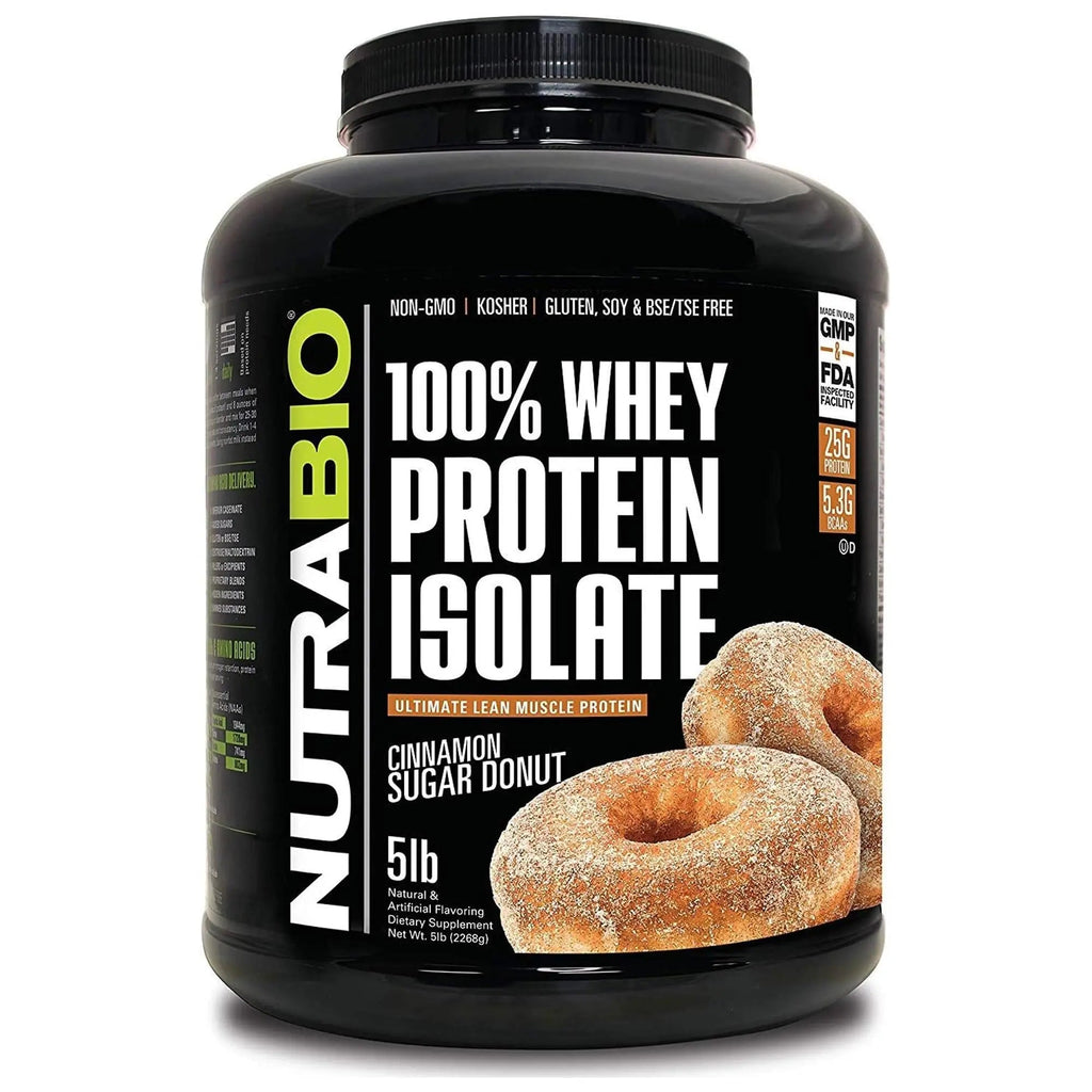 NutraBio Whey Protein Isolate Supplement – 25g of Protein Per Scoop with Complete - TrustMedUSA