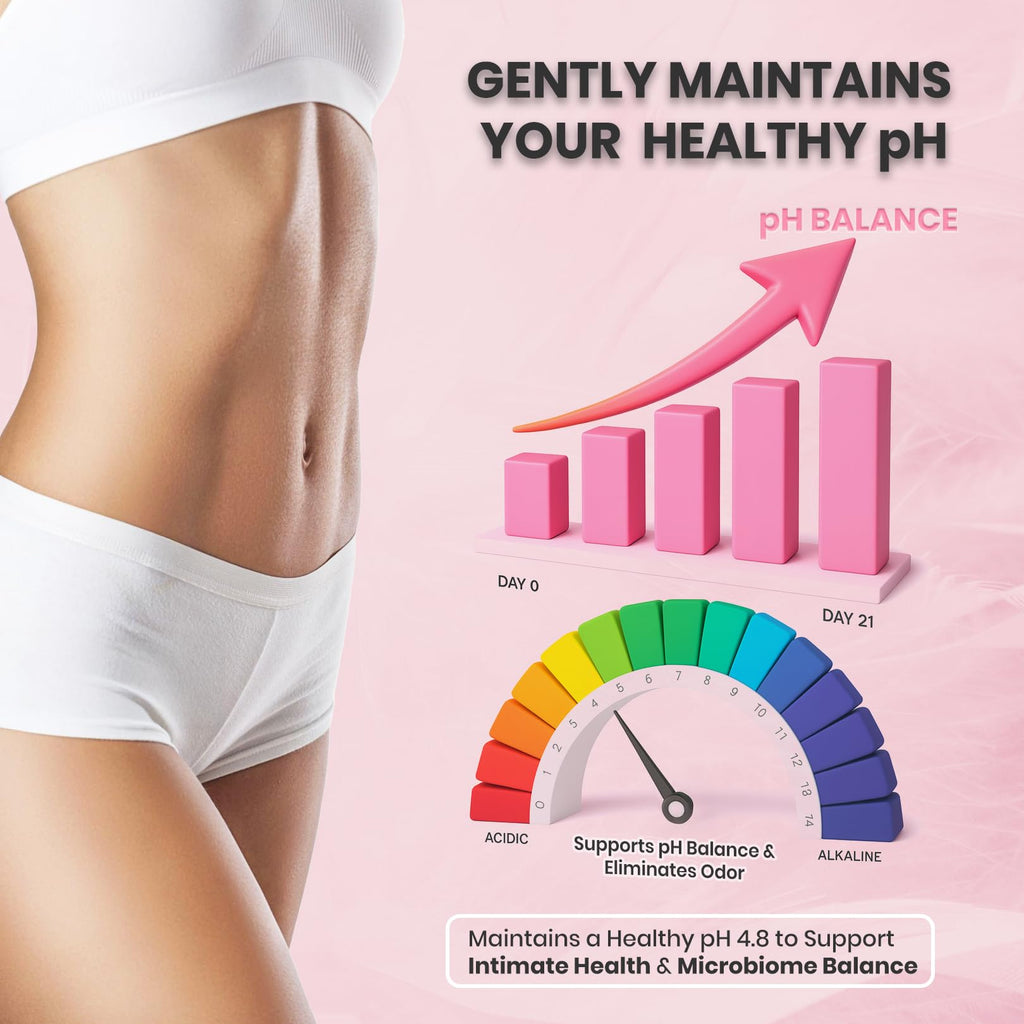 NUTRAJOY Premium Feminine Balance Gummies, for Women's Ph Health, Vaginal Wellness Support, Immune Support, Energy Support, Hawaiian Pineapple, Vegan Gluten-Free, 60 Gummies - TrustMedUSA