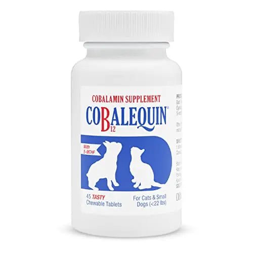 Nutramax Cobalequin B12 Supplement for Cats and Small Dogs, 45 Count (Pack of 1) - TrustMedUSA