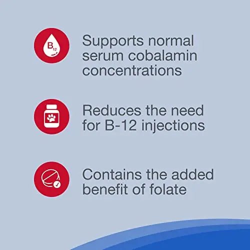 Nutramax Cobalequin B12 Supplement for Cats and Small Dogs, 45 Count (Pack of 1) - TrustMedUSA