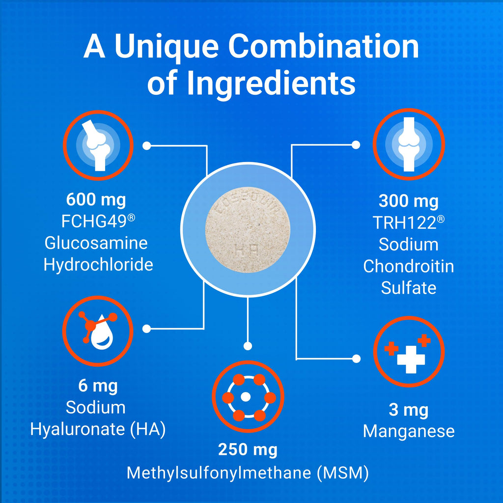 Nutramax Cosequin for Dogs Joint Health Supplement, Contains Glucosamine for Dogs, Plus Chondroitin, MSM and HA, Supports Healthy Joints, Chewable Tablets, 75 Count - TrustMedUSA