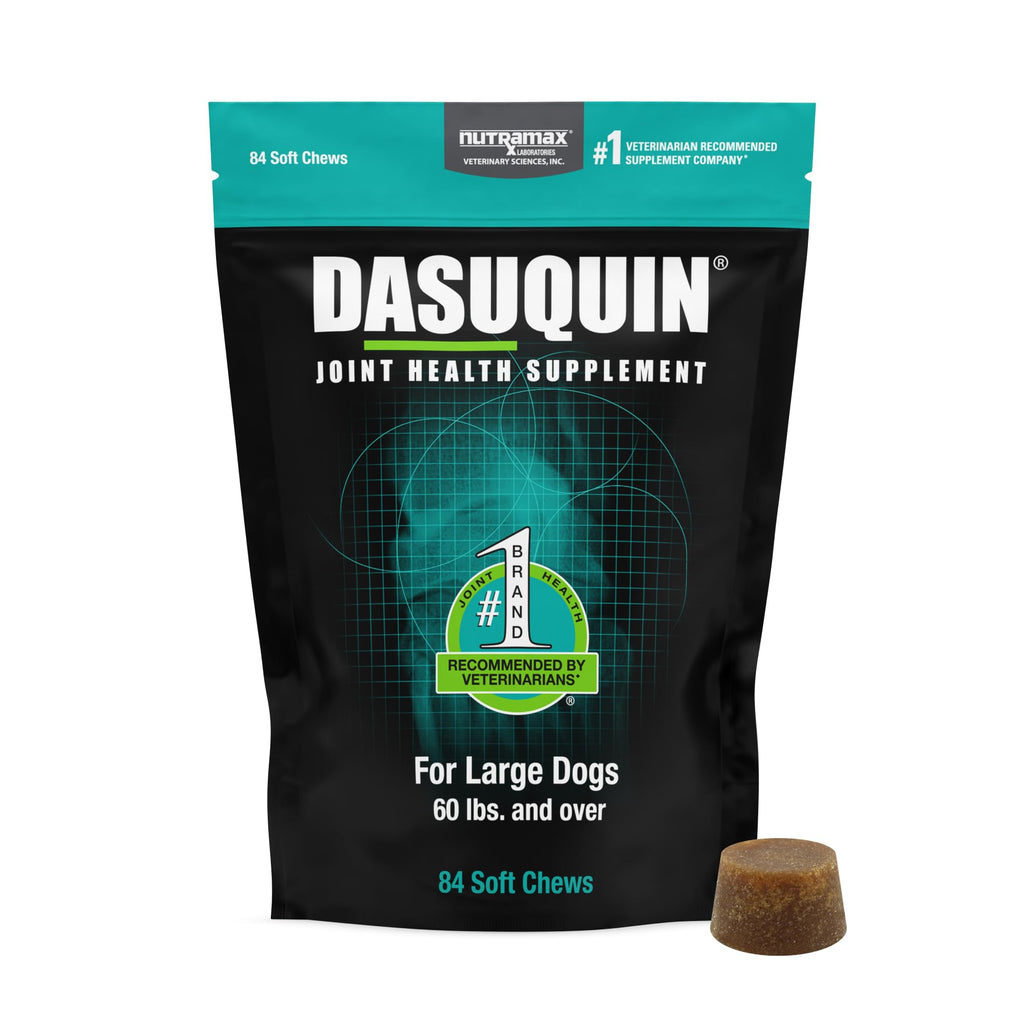 Nutramax Dasuquin for Large Dogs, Joint Health Supplement, Contains Glucosamine for Dogs, Plus Chondroitin, ASU and More, Supports Healthy Joints, Soft Chews, 84 Count - TrustMedUSA