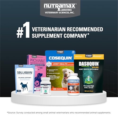Nutramax Dasuquin for Small to Medium Dogs, Joint Health Supplement, Contains Glucosamine for Dogs, Plus Chondroitin, ASU and More, Supports Healthy Joints, Chewable Tablets, 150 Count - TrustMedUSA