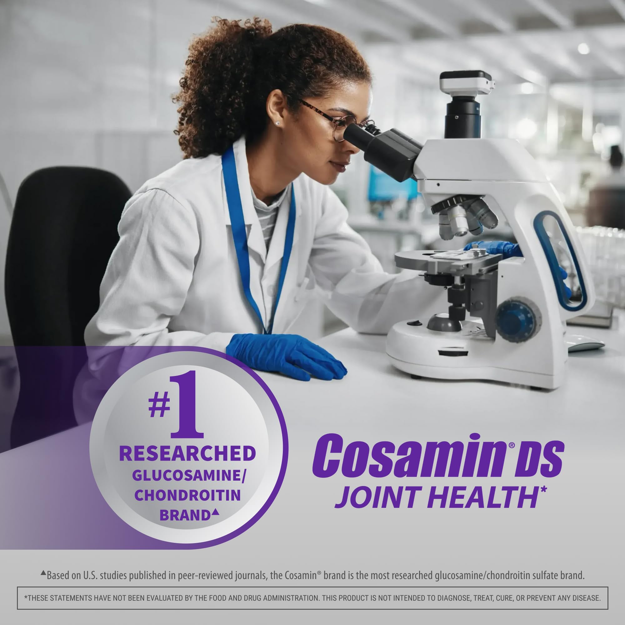 Nutramax Laboratories Cosamin® DS Joint Health Supplement with Glucosamine & Chondroitin for Adult Men & Women, Joint Supplement, 180 Capsules - TrustMedUSA
