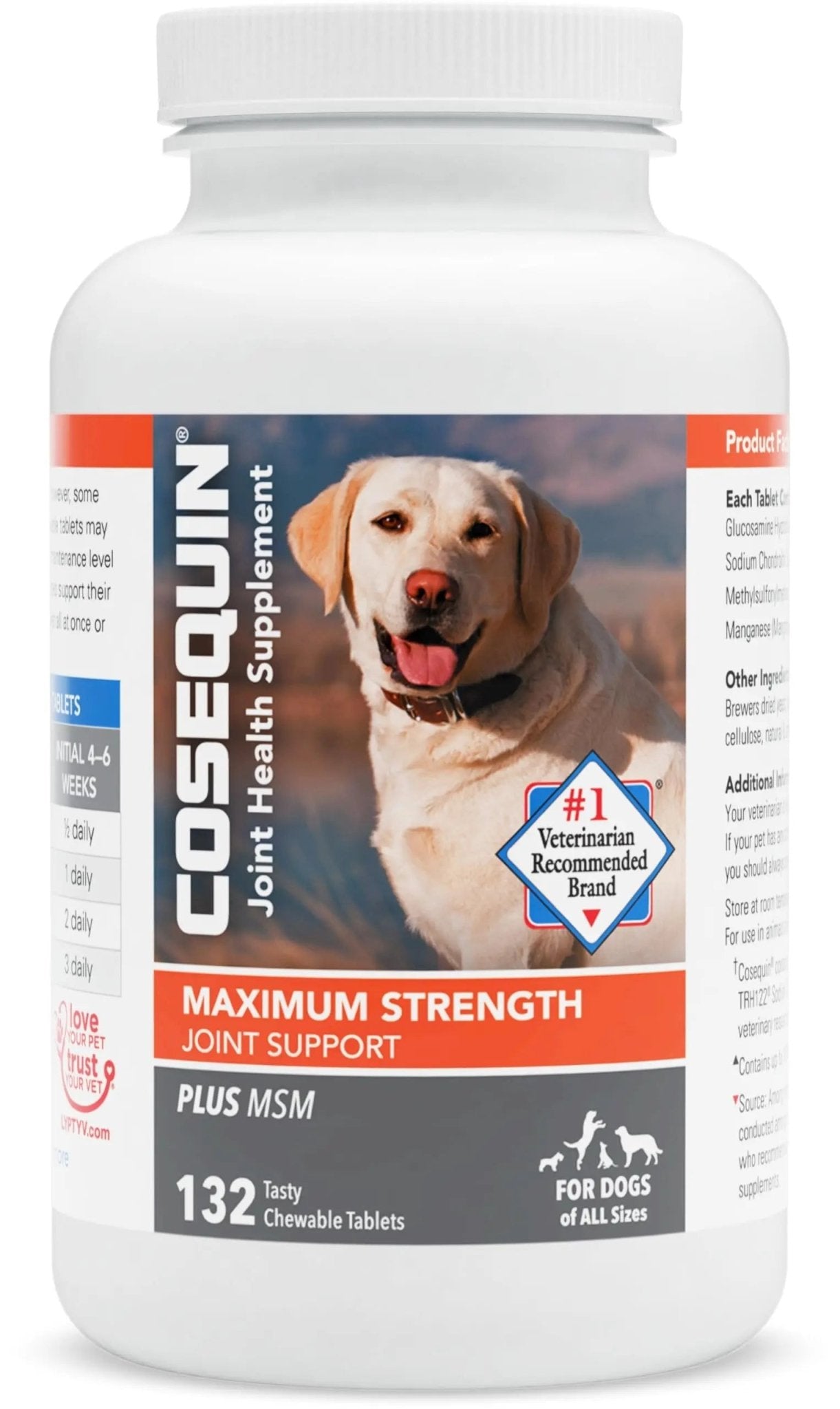 Nutramax Laboratories Cosequin Maximum Strength Joint Health Supplement for Dogs - TrustMedUSA