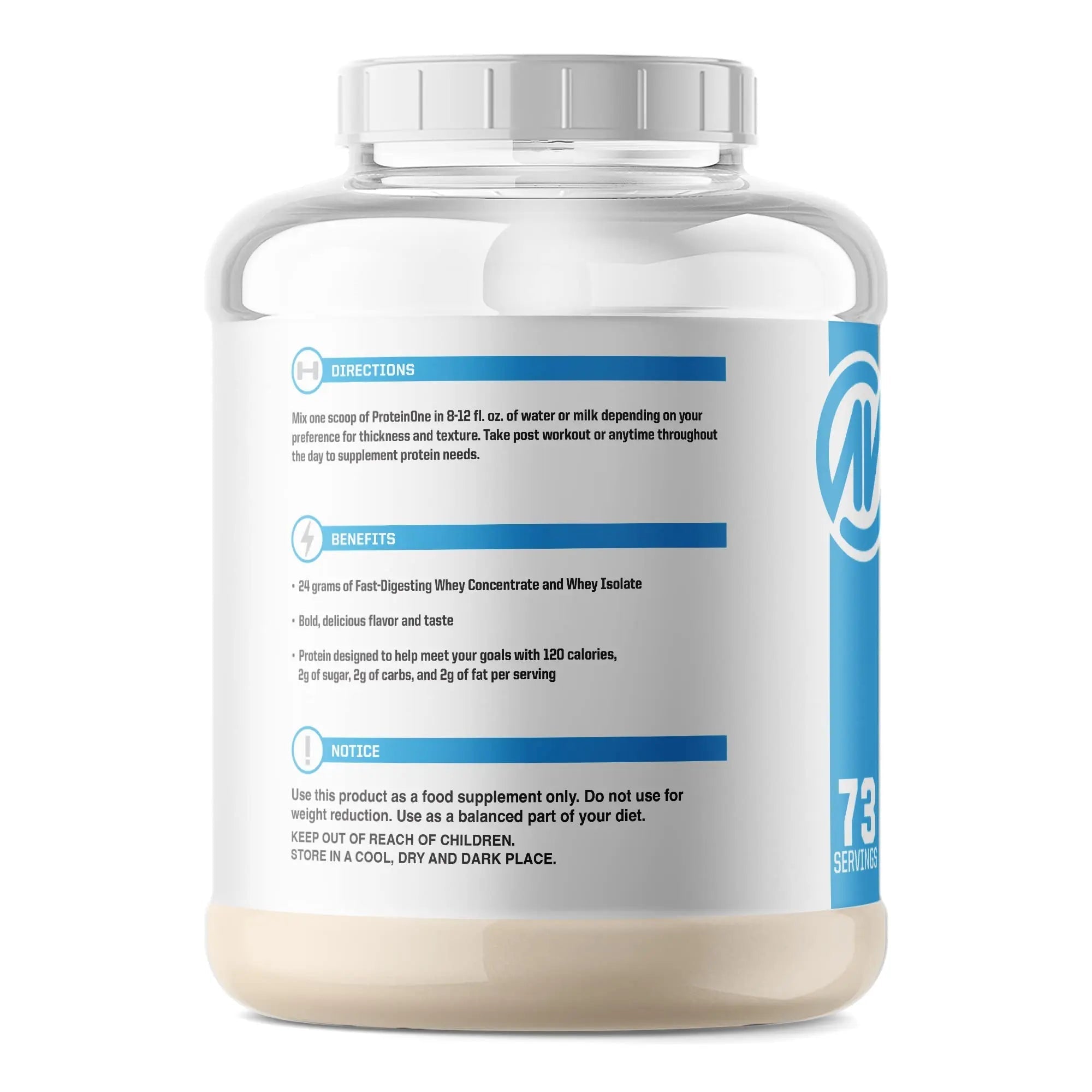 NutraOne ProteinOne Whey Protein Promote Recovery and Build Muscle with a Protein - TrustMedUSA