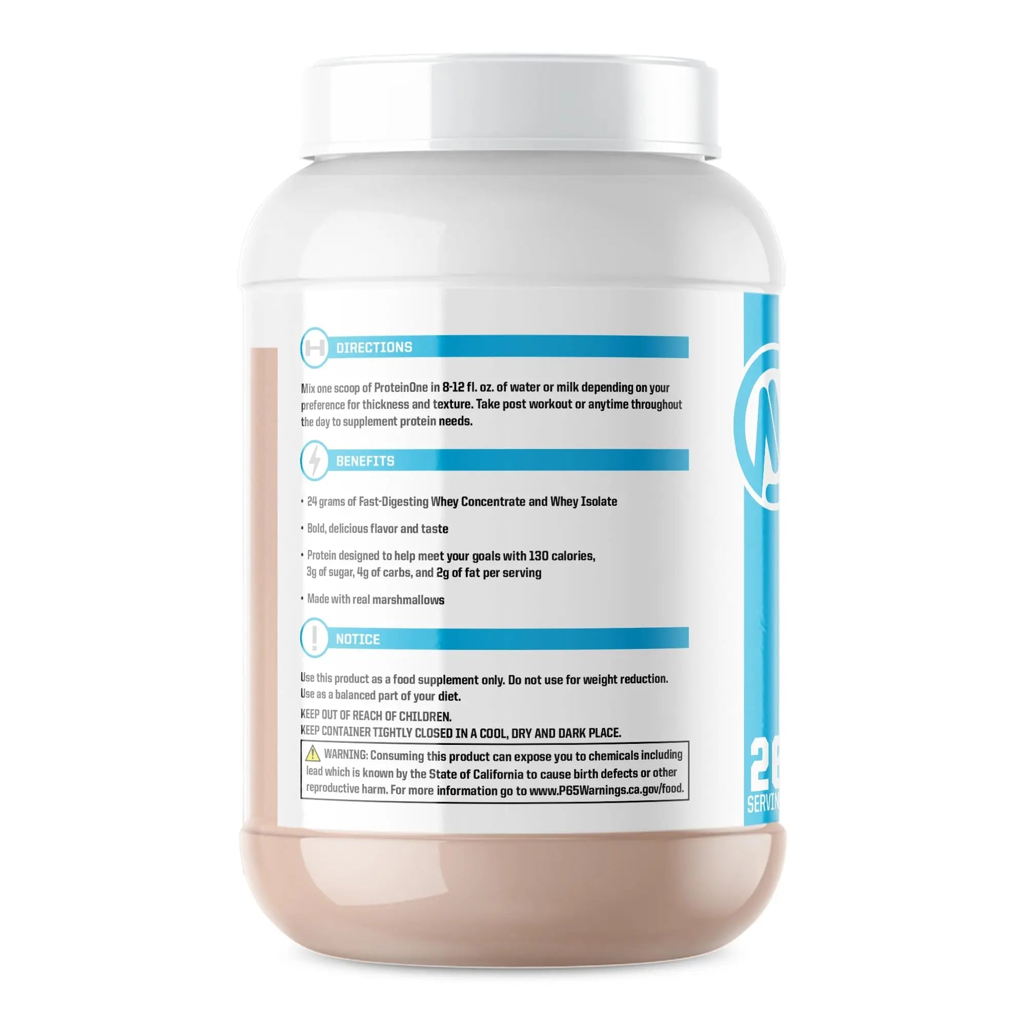 NutraOne ProteinOne Whey Protein Promote Recovery and Build Muscle with a Protein - TrustMedUSA