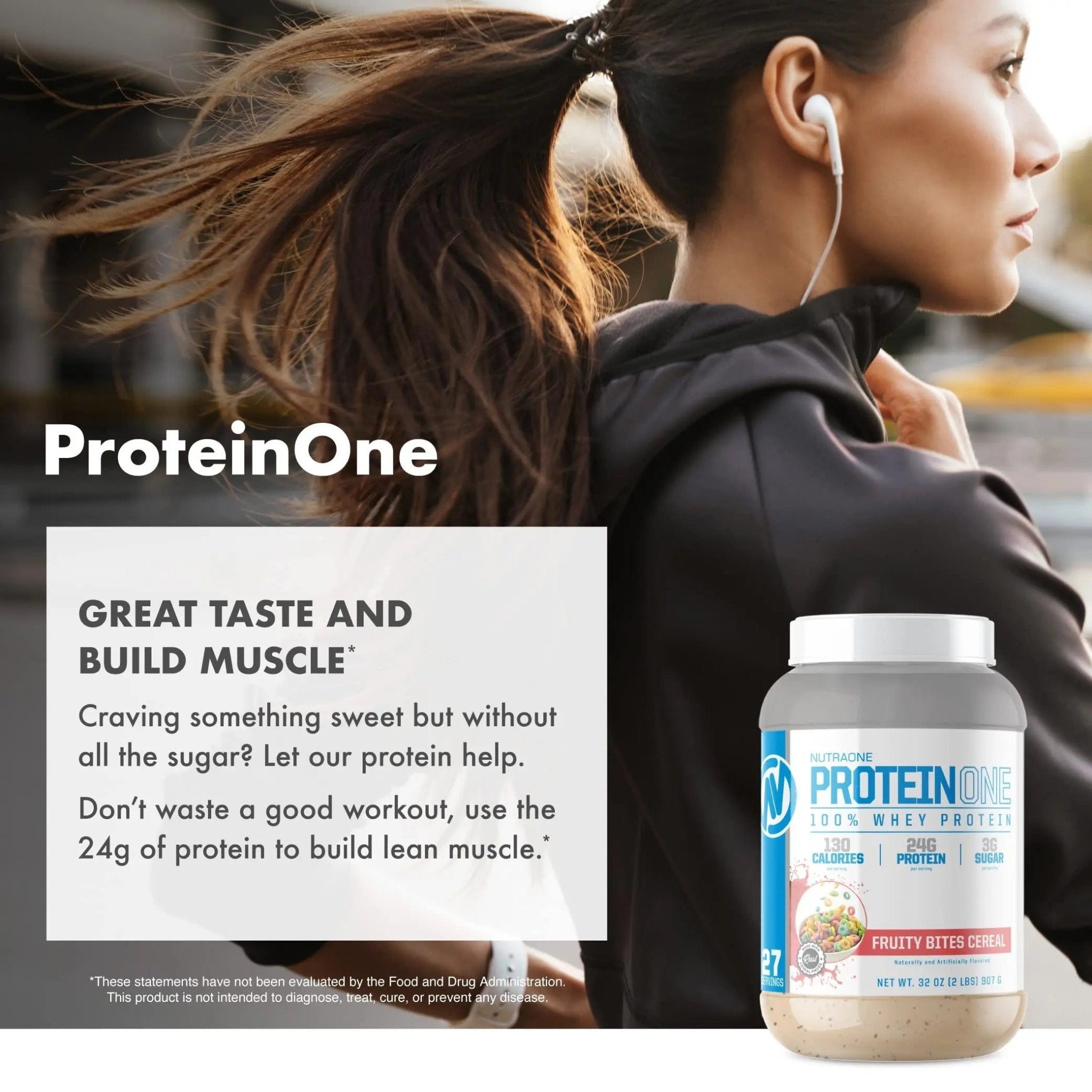 NutraOne ProteinOne Whey Protein Promote Recovery and Build Muscle with a Protein - TrustMedUSA