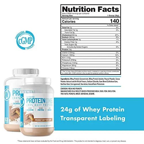 NutraOne ProteinOne Whey Protein Promote Recovery and Build Muscle with a Protein - TrustMedUSA