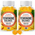 NutraPep Feminine Balance Probiotics Gummies for Women - Vaginal Health & Women's pH Balance Natural Gummy Supplement with Cranberry Pineapple Powder - Sugar Free Gluten Free Vegan (Pack of 2) - TrustMedUSA