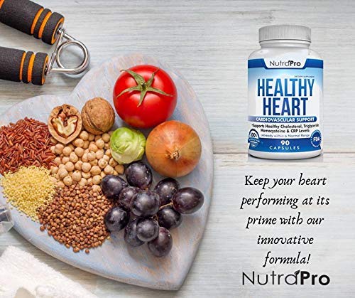 NutraPro Healthy Heart - Heart Health Supplements & Arteries Support .Healthy Cholesterol and Triglyceride. GMP Certified. - TrustMedUSA