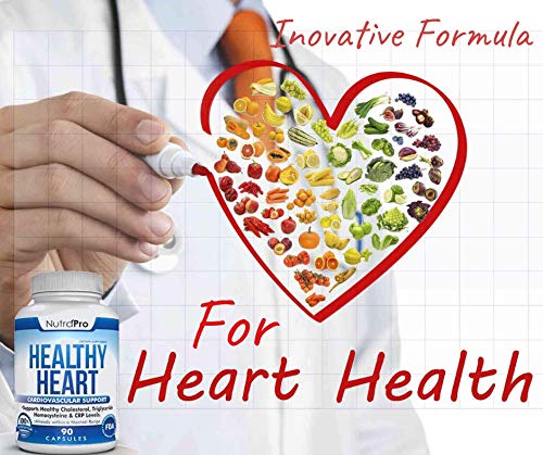 NutraPro Healthy Heart - Heart Health Supplements & Arteries Support .Healthy Cholesterol and Triglyceride. GMP Certified. - TrustMedUSA