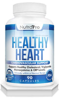 NutraPro Healthy Heart - Heart Health Supplements & Arteries Support .Healthy Cholesterol and Triglyceride. GMP Certified. - TrustMedUSA
