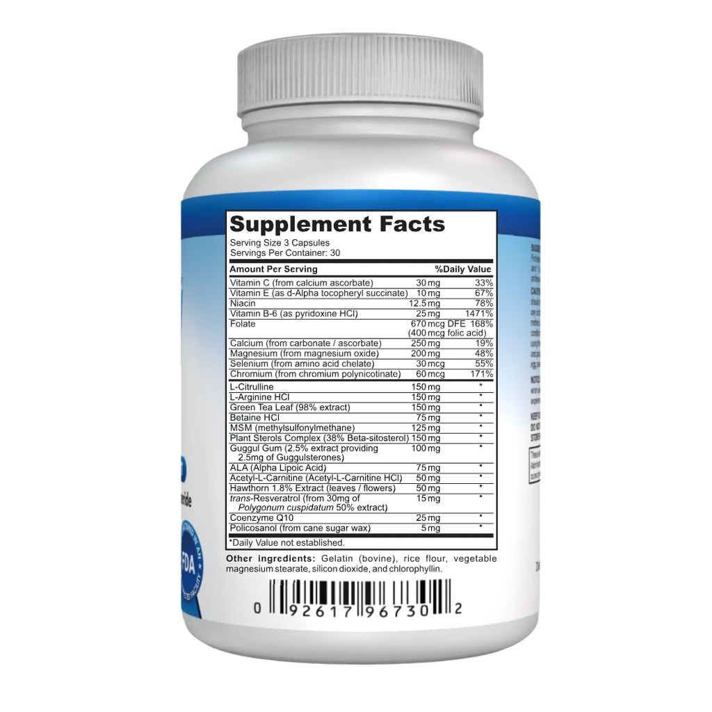 NutraPro Healthy Heart - Heart Health Supplements & Arteries Support .Healthy Cholesterol and Triglyceride. GMP Certified. - TrustMedUSA