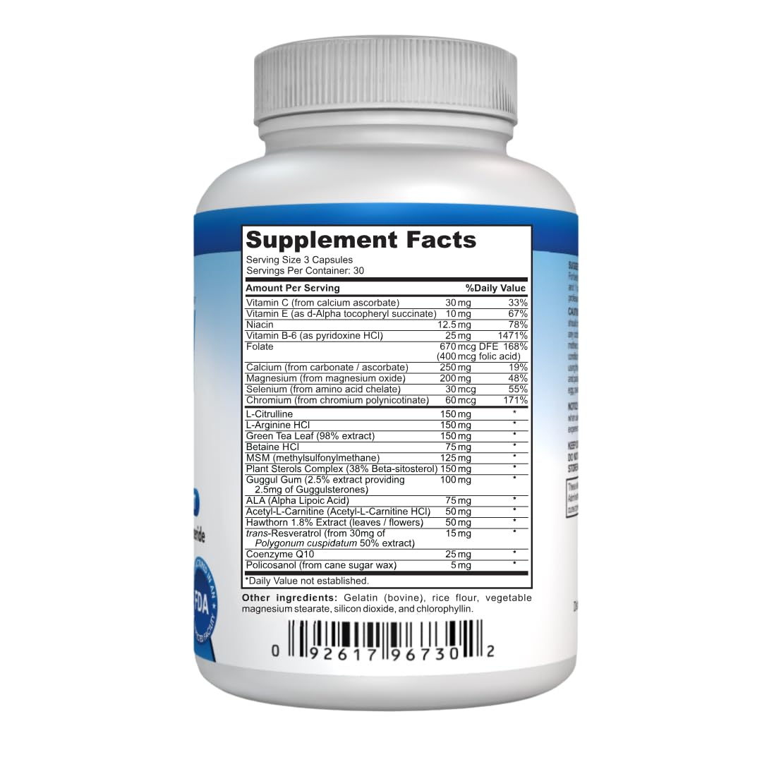 NutraPro Healthy Heart - Heart Health Supplements & Arteries Support .Healthy Cholesterol and Triglyceride. GMP Certified. - TrustMedUSA