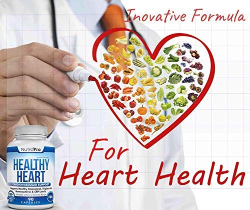 NutraPro Healthy Heart - Heart Health Supplements & Arteries Support .Healthy Cholesterol and Triglyceride. GMP Certified. - TrustMedUSA