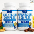 Nutrapure Magnesium Complex 7 Elemental Supplement - Magnesio Complex 1000mg Forms Including Glycinate, Citrate, Malate, Taurate Chelated | Energy Support | Vegan Non-GMO, 90 Capsules (2) - TrustMedUSA