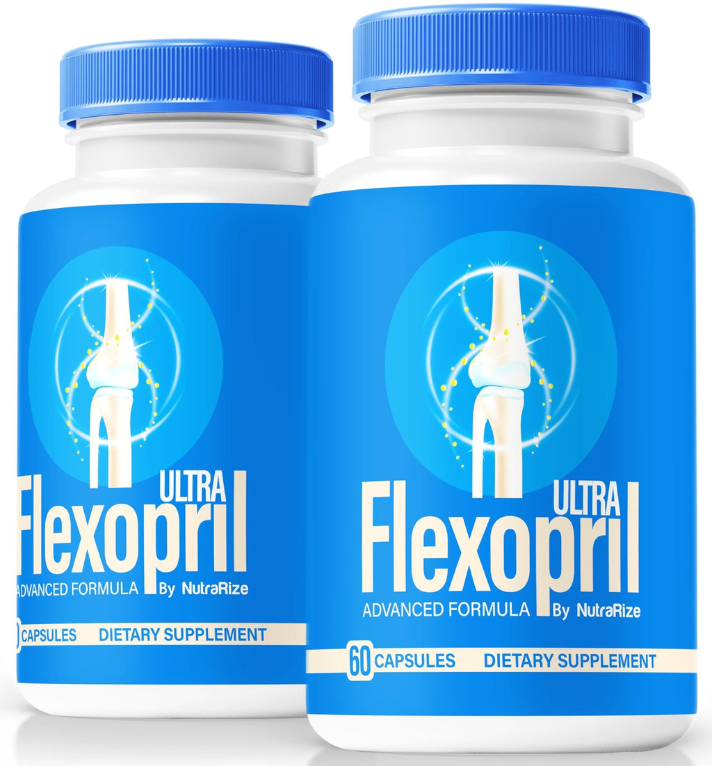 NutraRize (2 Pack) Flexopril Ultra Capsules, Official Flexopril for Joint Support, All-Natural Formula to Fortify Bones and Bolster Flexibility, Premium FlexoprilUltra Pills Review (120 Capsules) - TrustMedUSA