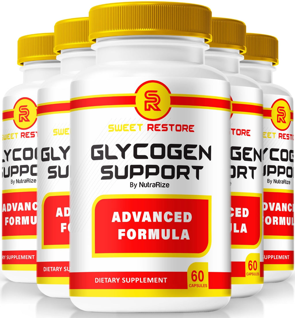 NutraRize (5 Pack) Sweet Restore Joint Support Supplement, Official Glycogen Support Capsules, All-Natural SweetRestore Joint Formula, Blood Vessel Cleaner Reviews (300 Capsules) - TrustMedUSA