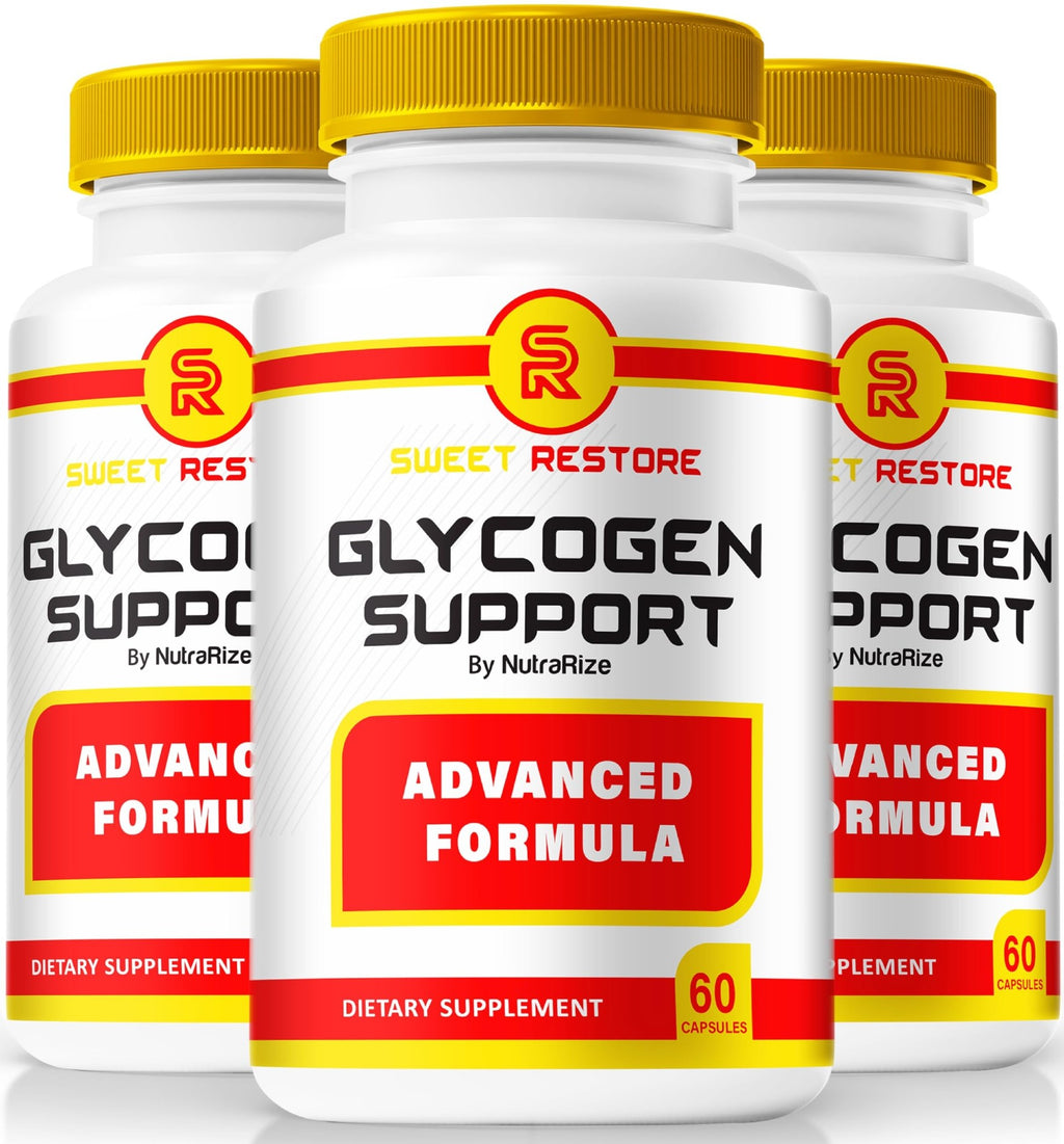 NutraRize (Pack of 3 Sweet Restore Glycogen Support, Joint Support, Official Glycogen Support Capsules, Joint Support Formula Blood Vessel Cleaner Reviews (180 Capsules) - TrustMedUSA