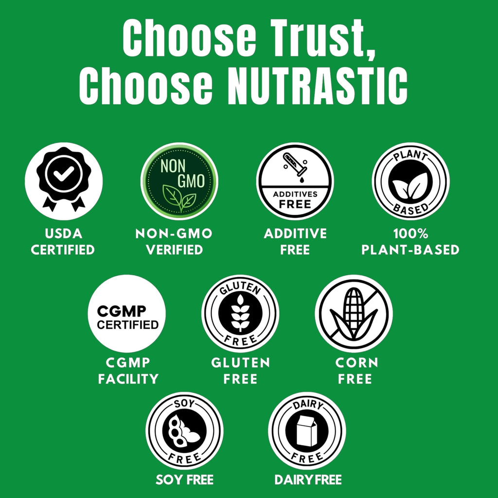 Nutrastic Aller Veda Respiratory Wellness Supplement with Pure Tulsi, Amla, Turmeric, and Neem | Natural Support for Healthy Breathing | 60 Caps - TrustMedUSA