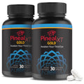 Nutraville Pineal XT Gold - Pineal Gland Supplement - Third Eye Awakening - Focus and Memory Supplement for Brain - 7 Powerful Ingredients Decalcify, Detox, and Activate Your Pineal Gland, 2 Pack - TrustMedUSA