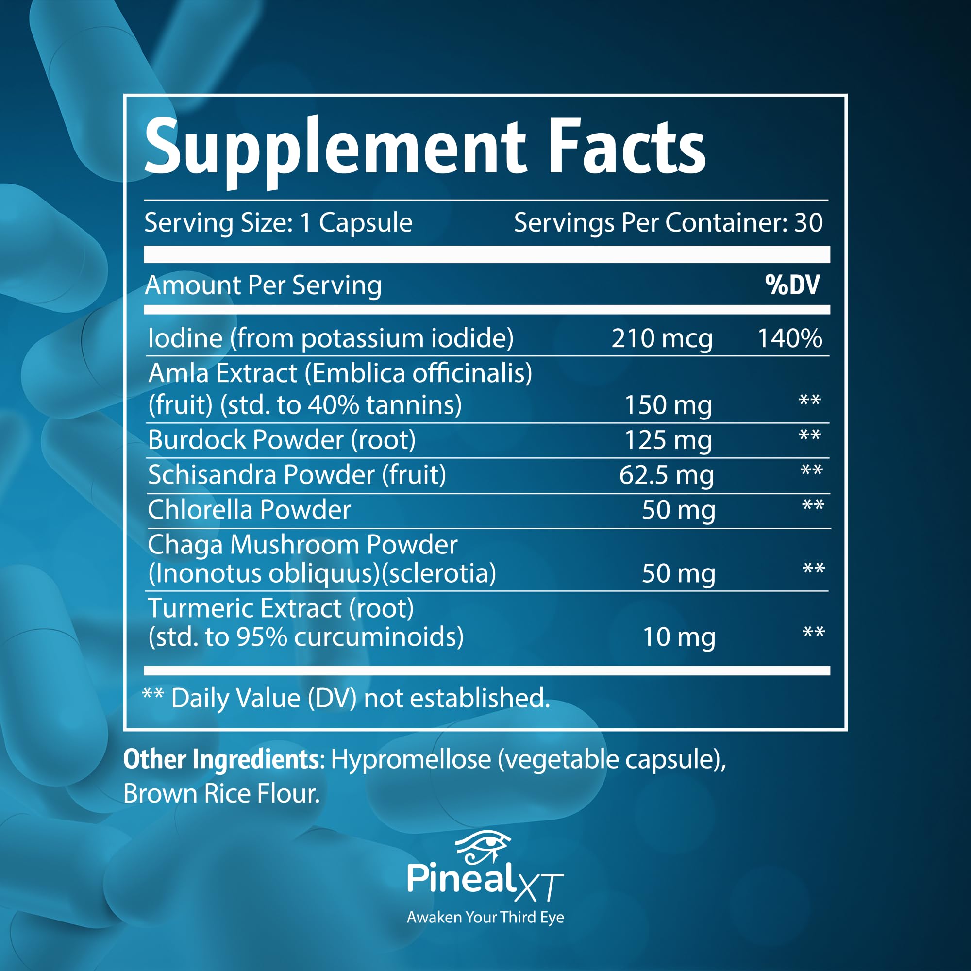 Nutraville Pineal XT Gold - Pineal Gland Supplement - Third Eye Awakening - Focus and Memory Supplement for Brain - 7 Powerful Ingredients Decalcify, Detox, and Activate Your Pineal Gland, 2 Pack - TrustMedUSA