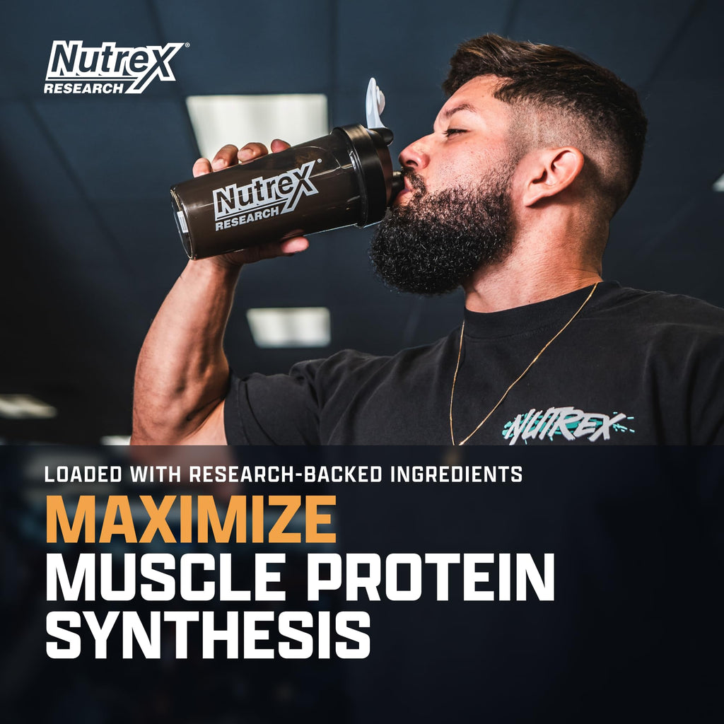 Nutrex Research EAA Hydration | EAAs + BCAA Powder | Muscle Recovery, Strength, Muscle Building, Endurance | 8G Essential Amino Acids + Electrolytes | 30 Servings It's Mango Time - TrustMedUSA