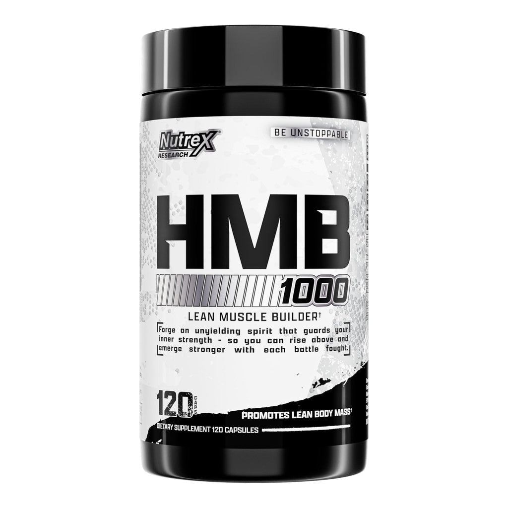 Nutrex Research HMB 1000 MG | Supports Muscle Recovery, Reduce Skeletal Muscle Damage, Increased Strength, Prevent Muscle Loss | 120 Capsules - Maple Wellness Supplements