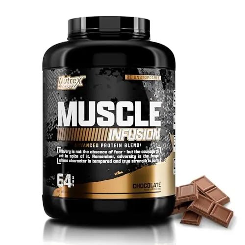 Nutrex Research Whey Protein Powder, Chocolate Muscle Infusion Whey Isolate w/EAA - TrustMedUSA