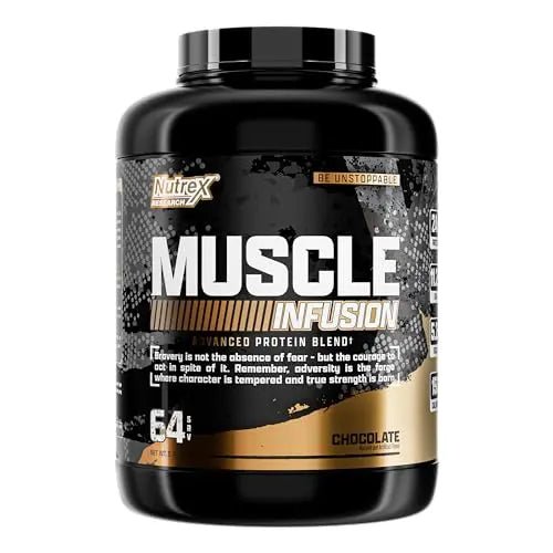 Nutrex Research Whey Protein Powder, Chocolate Muscle Infusion Whey Isolate w/EAA - TrustMedUSA