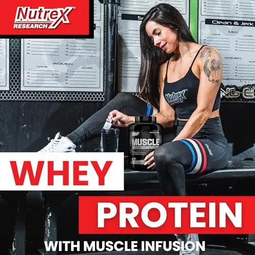 Nutrex Research Whey Protein Powder, Chocolate Muscle Infusion Whey Isolate w/EAA - TrustMedUSA