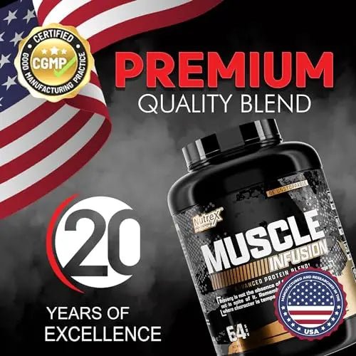 Nutrex Research Whey Protein Powder, Chocolate Muscle Infusion Whey Isolate w/EAA - TrustMedUSA