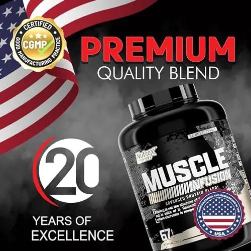 Nutrex Research Whey Protein Powder, Vanilla Muscle Infusion Whey Isolate w/EAA - TrustMedUSA