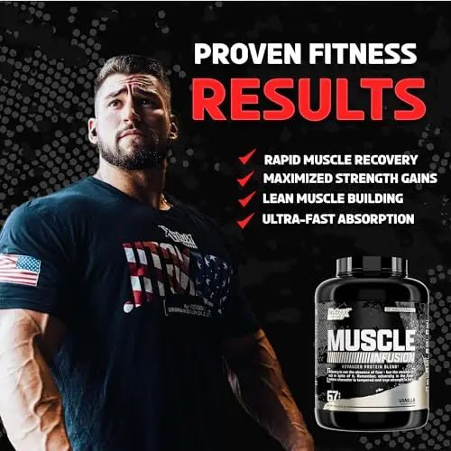 Nutrex Research Whey Protein Powder, Vanilla Muscle Infusion Whey Isolate w/EAA - TrustMedUSA