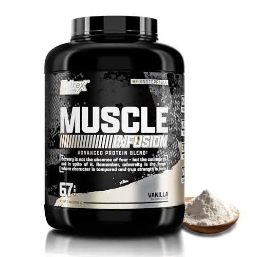 Nutrex Research Whey Protein Powder, Vanilla Muscle Infusion Whey Isolate w/EAA - TrustMedUSA