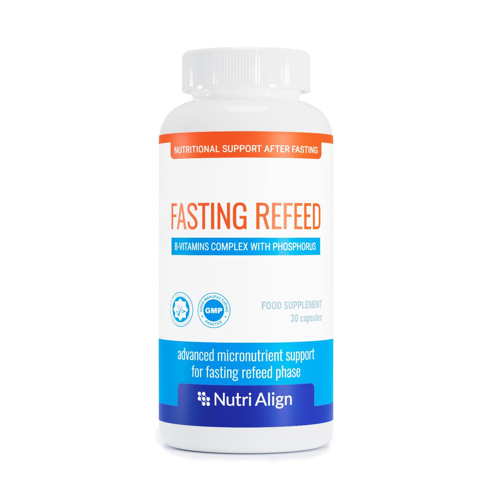 Nutri-Align Fasting Refeed Multivitamin | 30 Fasting Multi Vitamin Capsules | Multivitamin for Men & Women | Vitamin B Complex, Phosphorus & Vitamin D & C Fasting Multivitamins | Gluten Free - TrustMedUSA