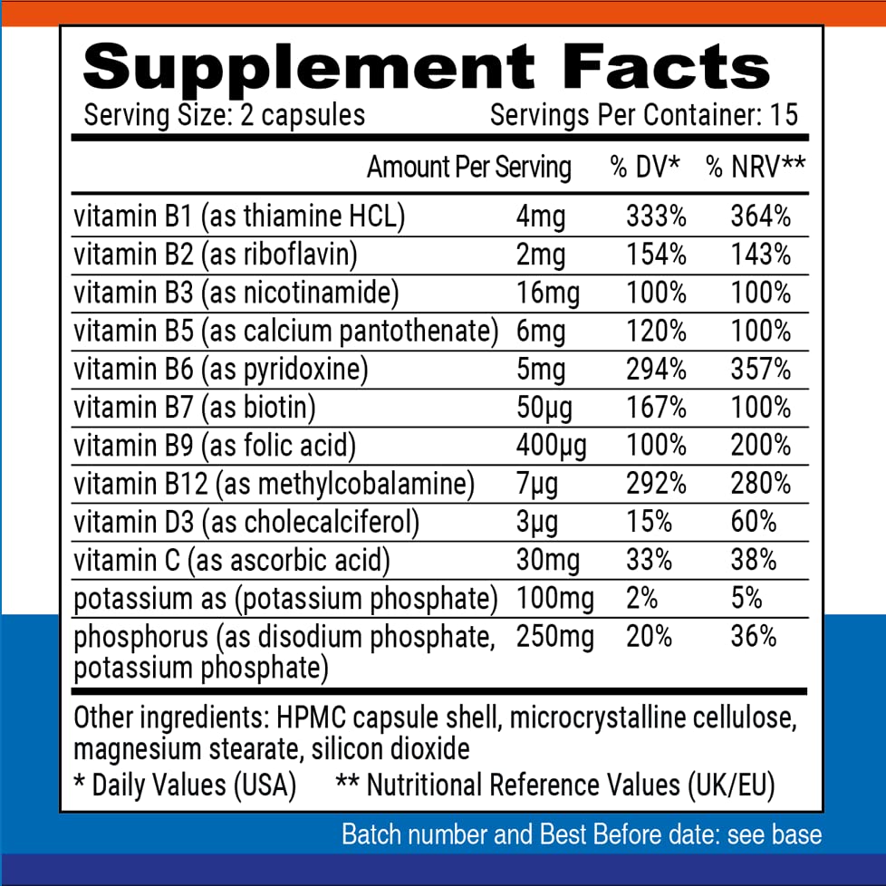 Nutri-Align Fasting Refeed Multivitamin | 30 Fasting Multi Vitamin Capsules | Multivitamin for Men & Women | Vitamin B Complex, Phosphorus & Vitamin D & C Fasting Multivitamins | Gluten Free - TrustMedUSA