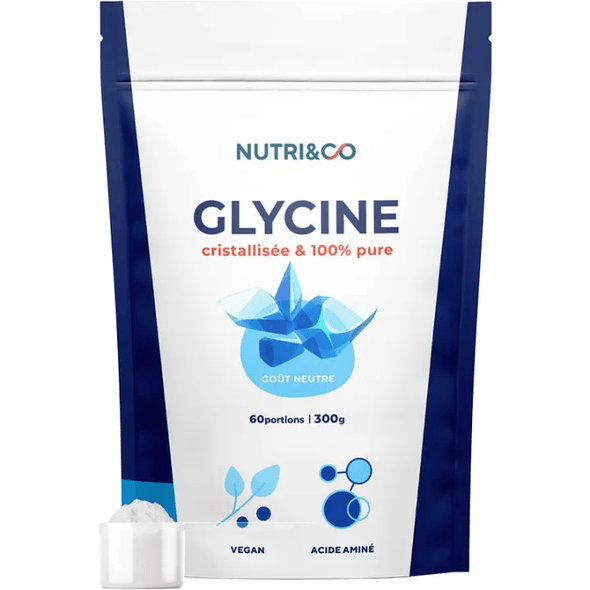 Nutri&Co Crystallised Glycine 100% Pure 300 g - TrustMedUSA