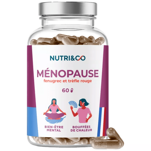 Nutri&Co Menopause Fenugreek and Red Clover 60 Capsules - TrustMedUSA